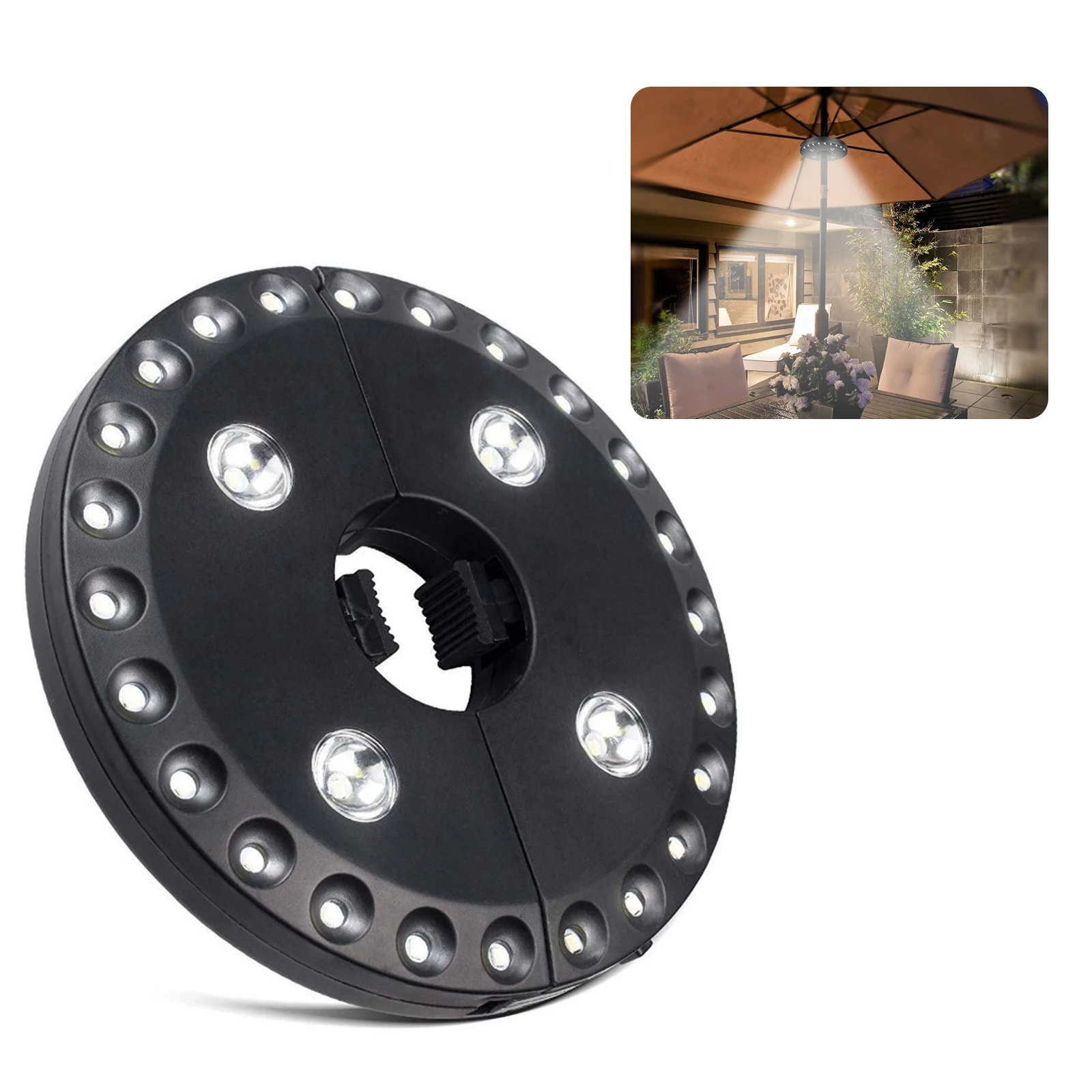 Multifunctional Camping 24+4LED Umbrella Light Balcony Emergency Tent Light Outdoor Detachable Camping Umbrella Pole Light
Multifunctional Camping 24+4LED Umbrella Light Balcony Emergency Tent Light Outdoor Detachable Camping Umbrella Pole Light