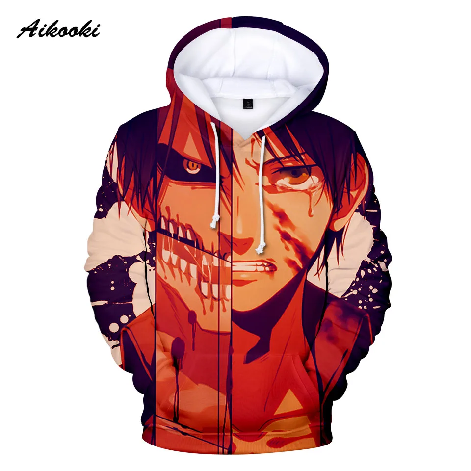 Anime Attack On Titan 3D Hoodies Men/Women Harajuku Sweatshirts Printing 3D Hoodies Attack On Titan Hooded Men Sweatshirts 
Anime Attack On Titan 3D Hoodies Men/Women Harajuku Sweatshirts Printing 3D Hoodies Attack On Titan Hooded Men Sweatshirts