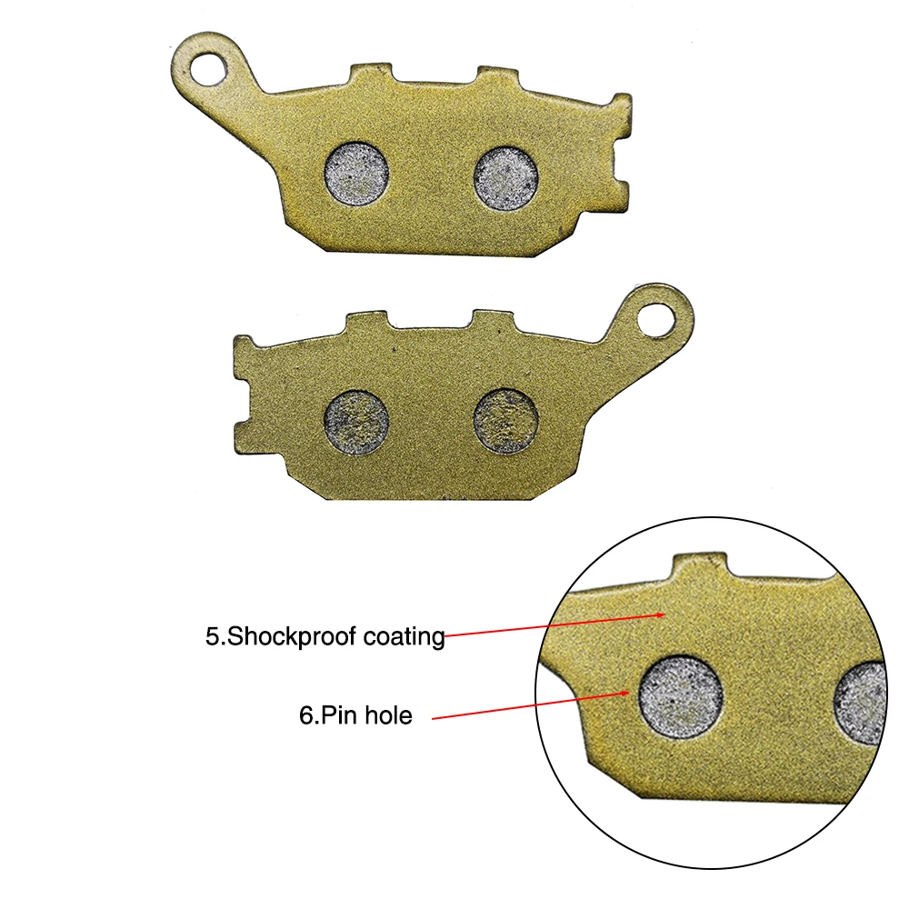 ALconstar-Motorcycle Front Disc Brake Pads And Rear Disc Brake Pad For Honda CB400 2004 2005 2006 2007 2008 2009 2010 Set
ALconstar-Motorcycle Front Disc Brake Pads And Rear Disc Brake Pad For Honda CB400 2004 2005 2006 2007 2008 2009 2010 Set