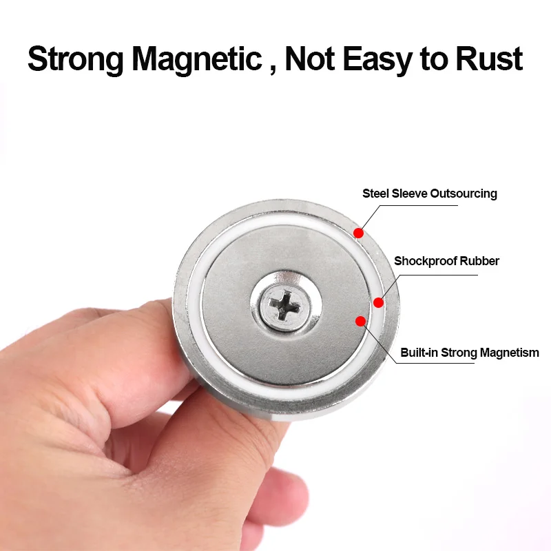 Super Strong Neodymium Magnetic Pulling Force Rare Earth Magnet with Countersunk Hole Fishing Magnets Salvage
Super Strong Neodymium Magnetic Pulling Force Rare Earth Magnet with Countersunk Hole Fishing Magnets Salvage