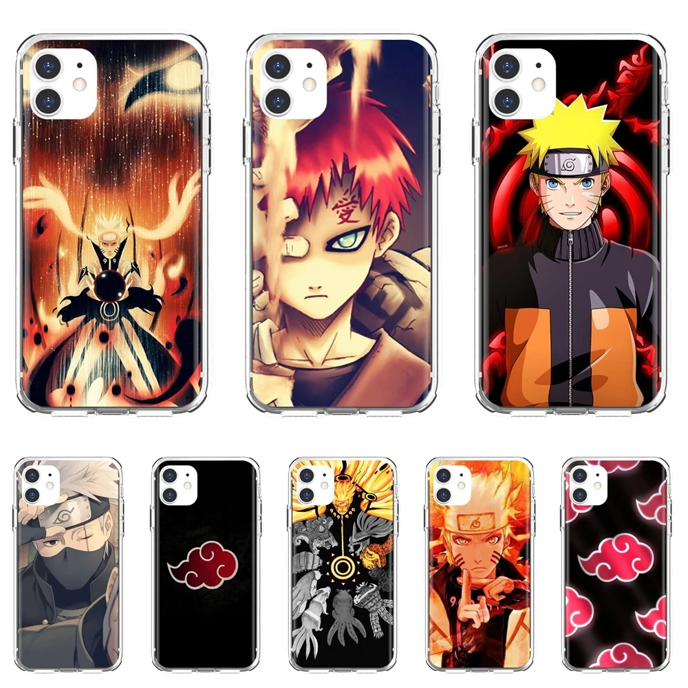 Для Apple iPhone 10 11 12 Pro Mini 4S SE 5C 6 6S 7 8 X XR XS Plus Max 2020 корпус Kakashi Z Япония Hokage Наруто|Бамперы|