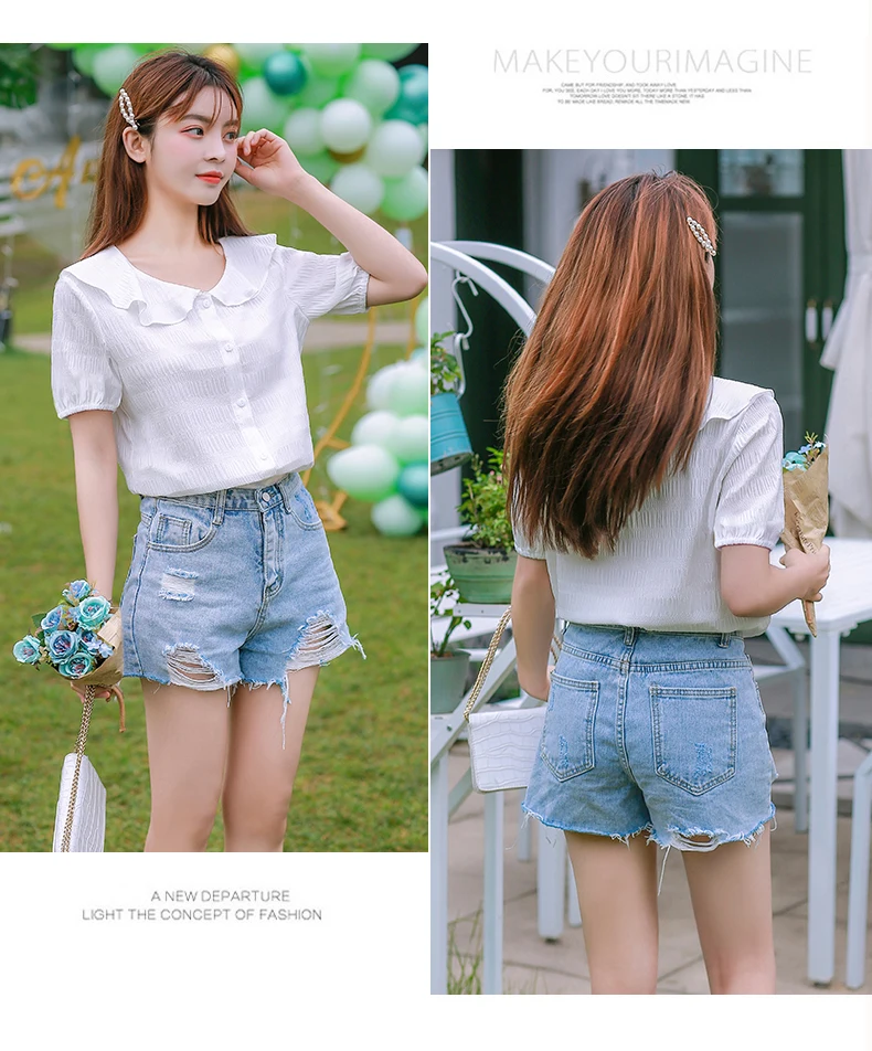 Houthion Silk Women's Blouses Fashion Blouse Casual Short Sleeve Top Solid Silk Shirt New Clothing Office Lady Button
Houthion Silk Women's Blouses Fashion Blouse Casual Short Sleeve Top Solid Silk Shirt New Clothing Office Lady Button