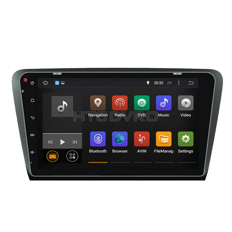 Автомобильный DVD плеер YMODVHT 10 1 дюйма Восьмиядерный 4 Гб + 32 ГБ Android 9 0 для Skoda Octavia 2013