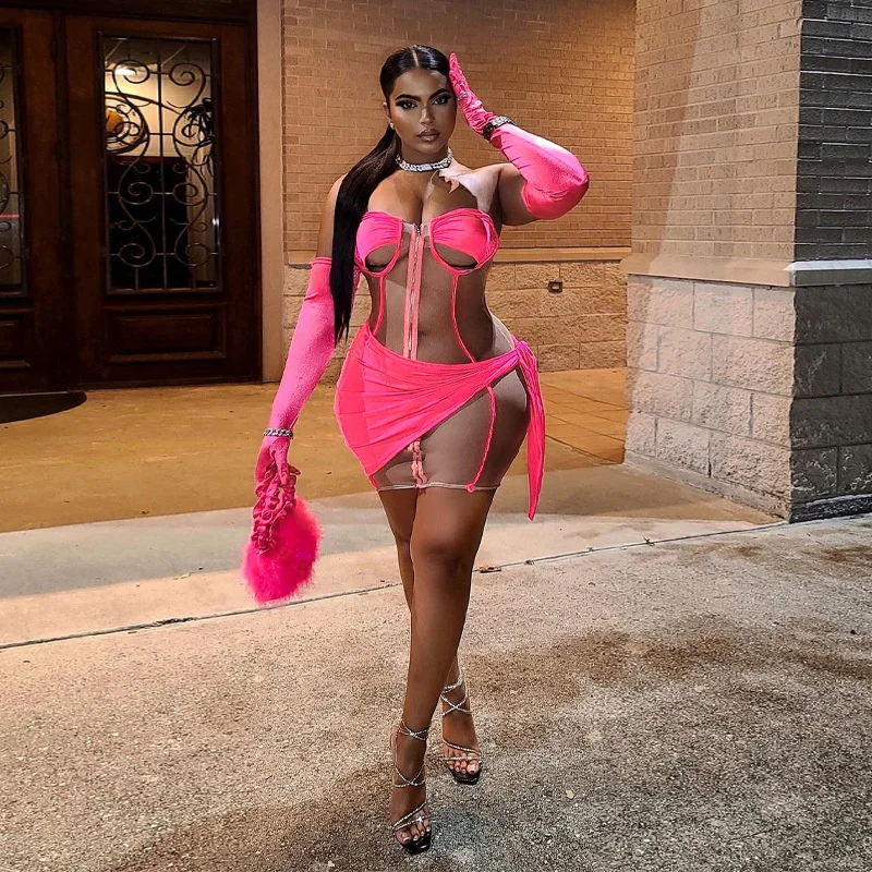 Zoctuo Off Shoulder Dresses Women Velvet Mesh Mini Dress Sexy Backless Night Club Party Bodycon Short Dresses With Gloves
Zoctuo Off Shoulder Dresses Women Velvet Mesh Mini Dress Sexy Backless Night Club Party Bodycon Short Dresses With Gloves