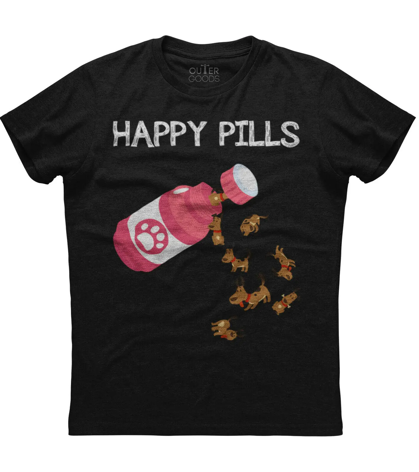 Happy Pills Unique Dog Lover Gift T-Shirt. Summer Cotton O-Neck Short Sleeve Mens T Shirt New S-3XL
Happy Pills Unique Dog Lover Gift T-Shirt. Summer Cotton O-Neck Short Sleeve Mens T Shirt New S-3XL