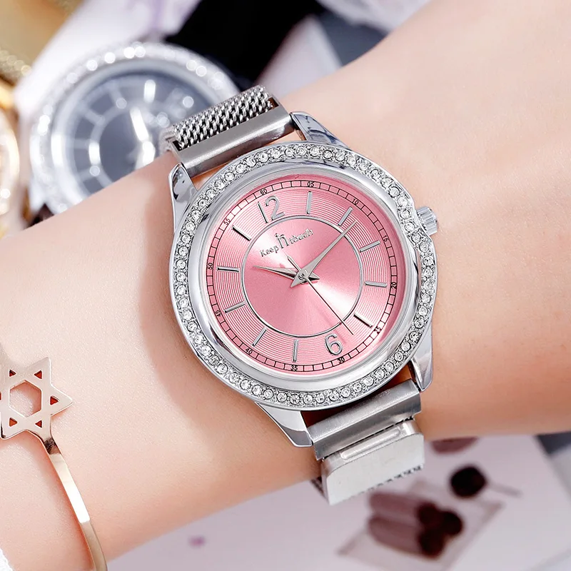 Waterproof Women's Watch New Clean Steel Mesh Belt Quartz Wives Watch Female Bracelet Woman Watches Luxury Brand 2020 Clock
Waterproof Women's Watch New Clean Steel Mesh Belt Quartz Wives Watch Female Bracelet Woman Watches Luxury Brand 2020 Clock