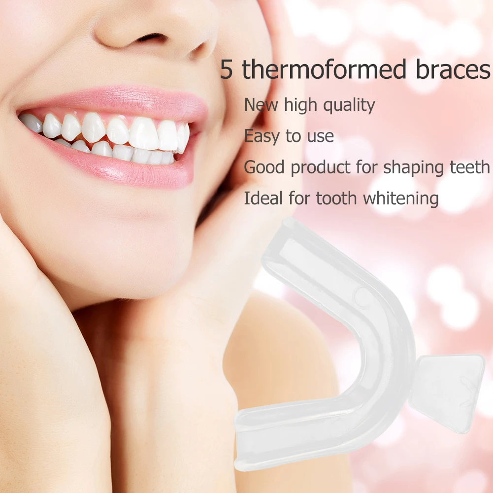 4Pcs/2 Mouth Guard EVA Teeth Protector Night Guard Mouth Tray for Bruxism Grinding Anti-snoring Teeth Whitening Boxing Protectio
4Pcs/2 Mouth Guard EVA Teeth Protector Night Guard Mouth Tray for Bruxism Grinding Anti-snoring Teeth Whitening Boxing Protectio