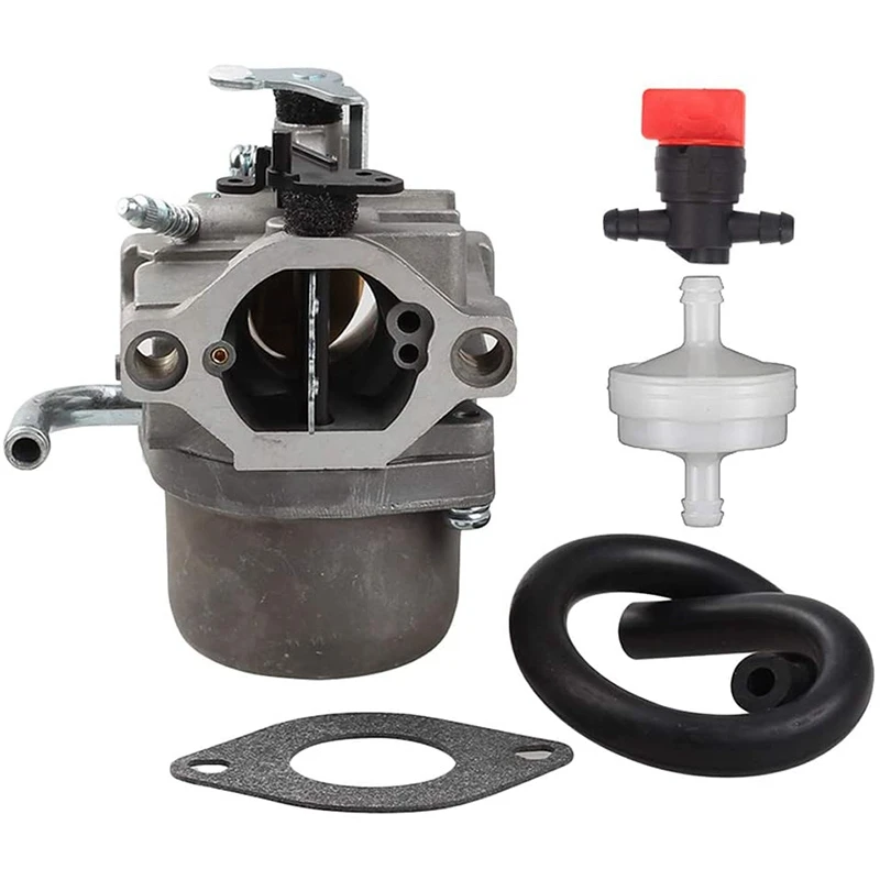 Карбюратор 590399, карбюратор для двигателя газонокосилки Briggs & Stratton 796077 с прокладкой, клапан фильтра топливной линии
Карбюратор 590399, карбюратор для двигателя газонокосилки Briggs & Stratton 796077 с прокладкой, клапан фильтра топливной линии
