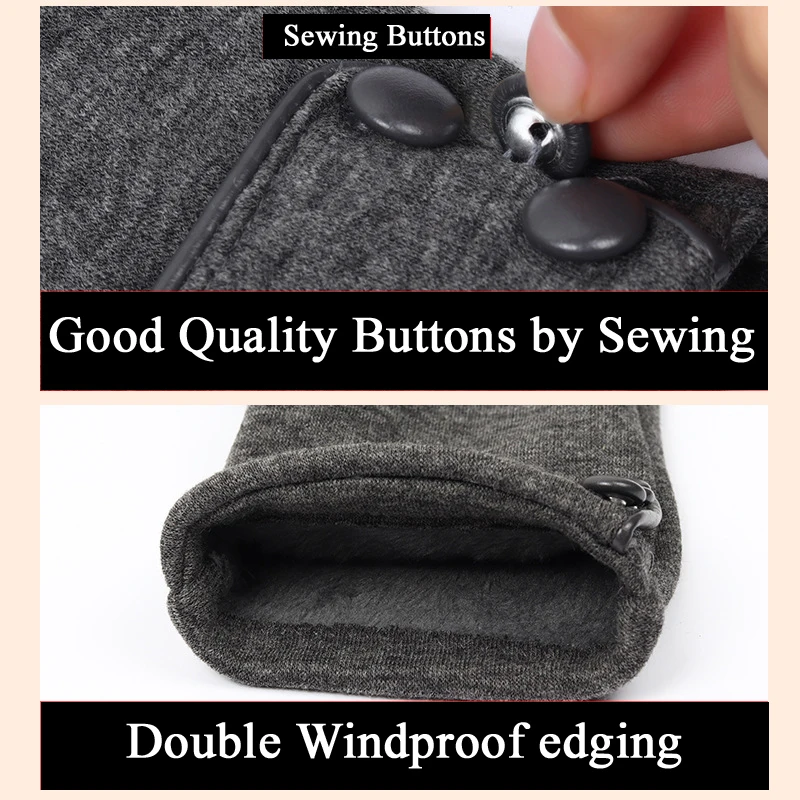 Перчатки женские зимние с плюшевой подкладкой для сенсорного экрана | Аксессуары