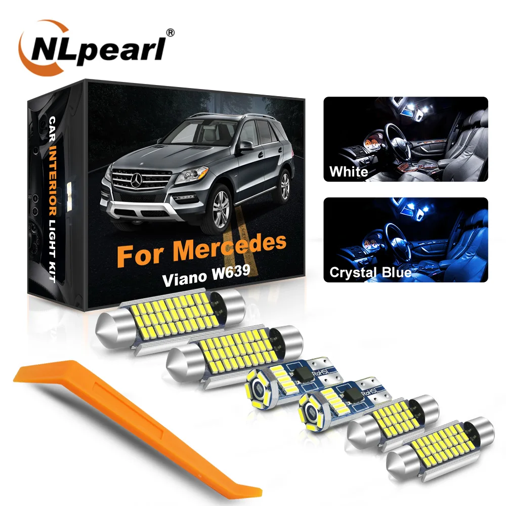 Car Interior Lights Kit For Mercedes Benz Viano W639 (2003-2015) Vehicle Canbus Error Free LED Indoor Dome Map Trunk Lamps
Car Interior Lights Kit For Mercedes Benz Viano W639 (2003-2015) Vehicle Canbus Error Free LED Indoor Dome Map Trunk Lamps