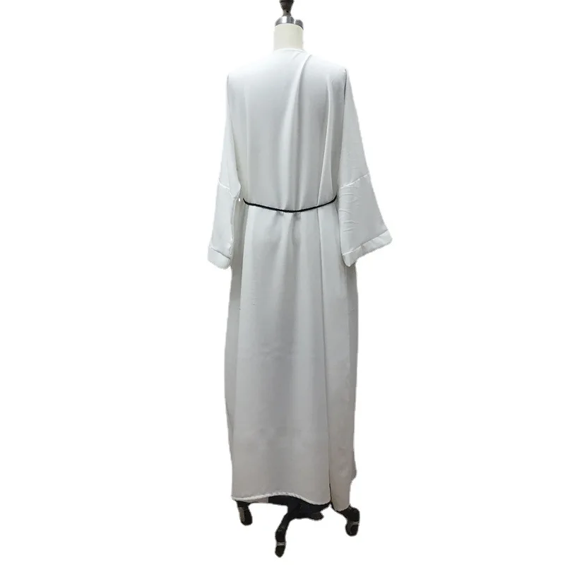 Мусульманское модное платье Jubba Thobe однотонный открытый Кафтан Дубай абайя Турция женский кардиган Ислам женская одежда
Мусульманское модное платье Jubba Thobe однотонный открытый Кафтан Дубай абайя Турция женский кардиган Ислам женская одежда
