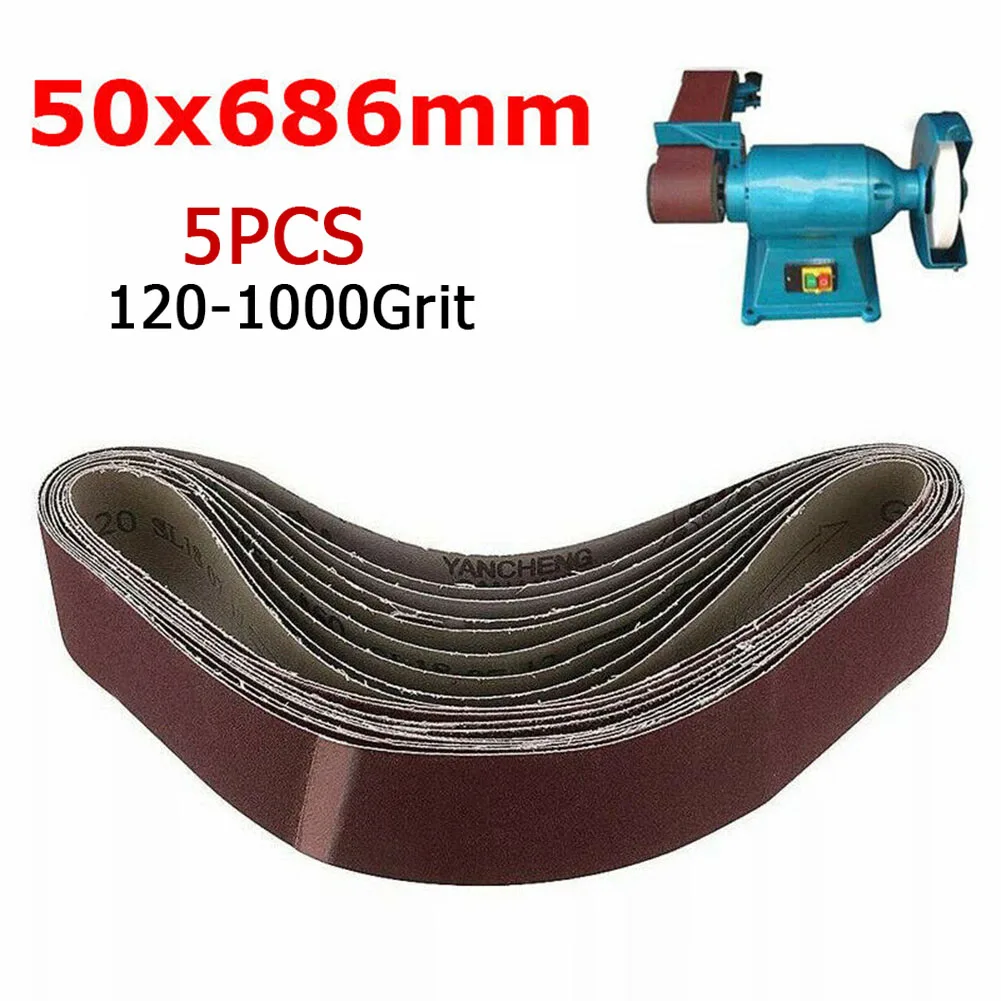 5pcs Sanding Belt Abrasive 50x686mm For Wood Metal Grinding Sander 120 150 180 240 320 400 Grit Abrasives 5*Sanding Belts
5pcs Sanding Belt Abrasive 50x686mm For Wood Metal Grinding Sander 120 150 180 240 320 400 Grit Abrasives 5*Sanding Belts