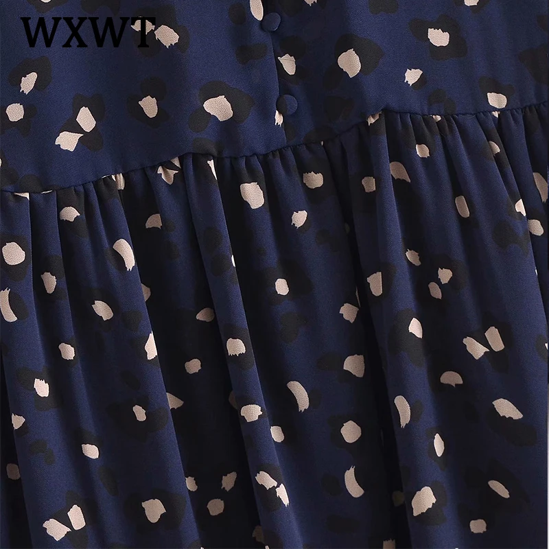 WXWT Women Animal Pattern Print Long Sleeve Dress 2021 Spring Button Type O Neck Mini Dress Vestidos AZ5072
WXWT Women Animal Pattern Print Long Sleeve Dress 2021 Spring Button Type O Neck Mini Dress Vestidos AZ5072