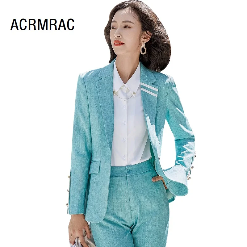 Women suits autumn winter blazers pants Office Lady Formal Work clothes women pants suits woman set suits 9926
Women suits autumn winter blazers pants Office Lady Formal Work clothes women pants suits woman set suits 9926
