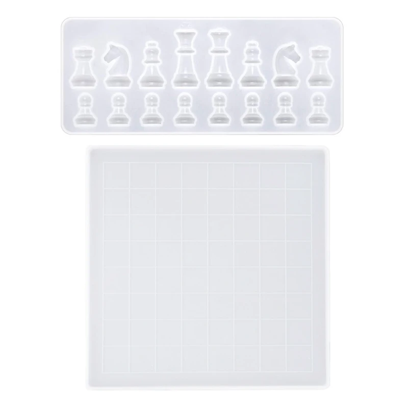 1 Set Chess+Checkerboard Silicone Mould DIY Crafts Making Tool Chess Board Crystal Epoxy Resin Mold HX6F
1 Set Chess+Checkerboard Silicone Mould DIY Crafts Making Tool Chess Board Crystal Epoxy Resin Mold HX6F