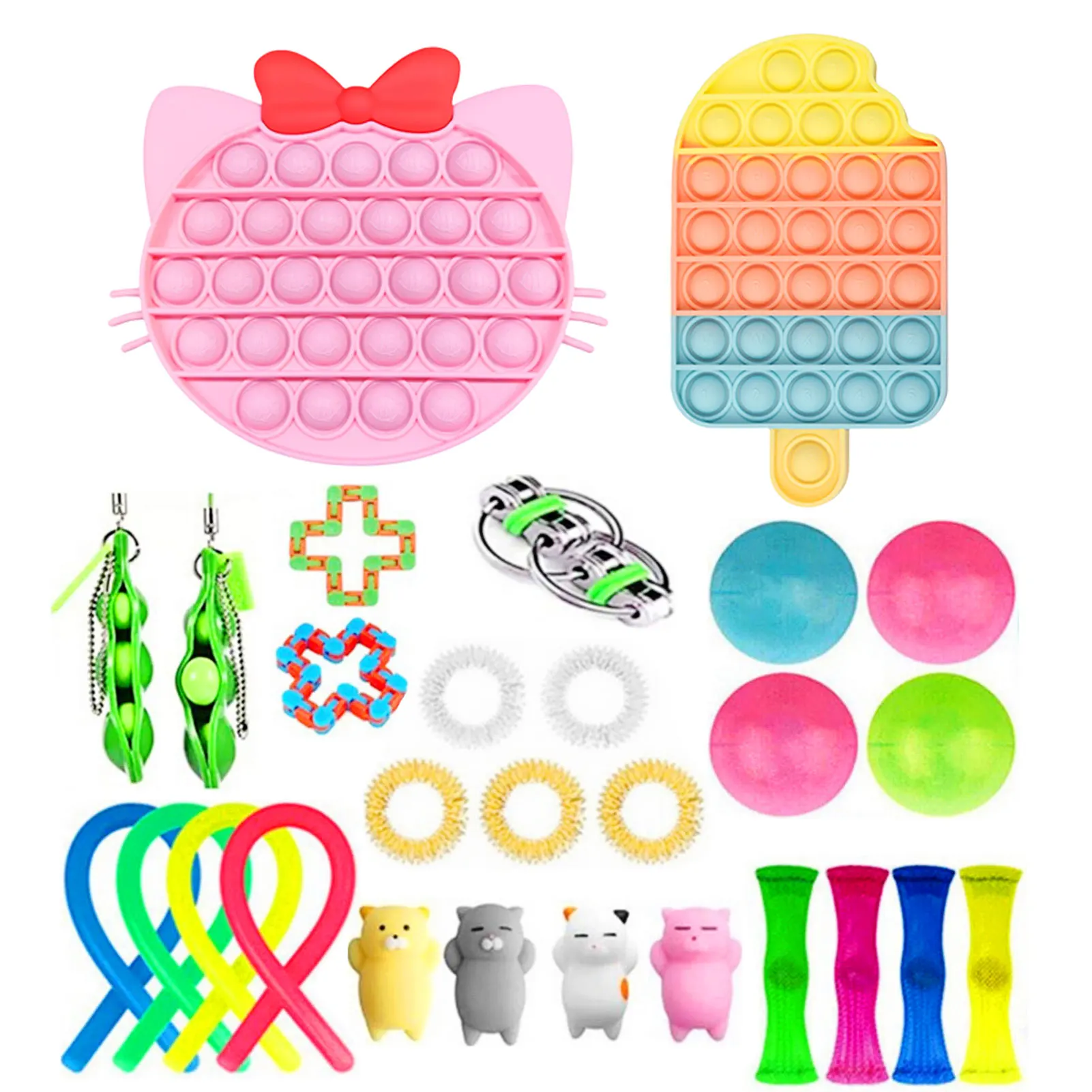 Sensory Toys Pack Set Ball Autism ADHD Anxiety Therapy Toys Sensory Fidget Toys EDC Stress Relief Hand Fidget Toys
Sensory Toys Pack Set Ball Autism ADHD Anxiety Therapy Toys Sensory Fidget Toys EDC Stress Relief Hand Fidget Toys