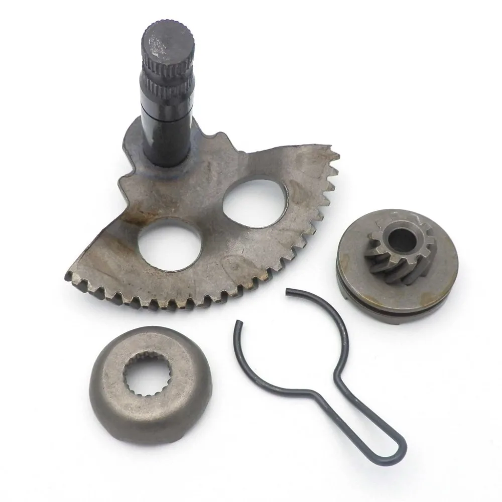 Motorcycle KickStarter Shaft Pinion Gear Spring for JOG Scooter 1PE40QMB Minarelli 50cc 2 Stroke Moped ATV Part
Motorcycle KickStarter Shaft Pinion Gear Spring for JOG Scooter 1PE40QMB Minarelli 50cc 2 Stroke Moped ATV Part