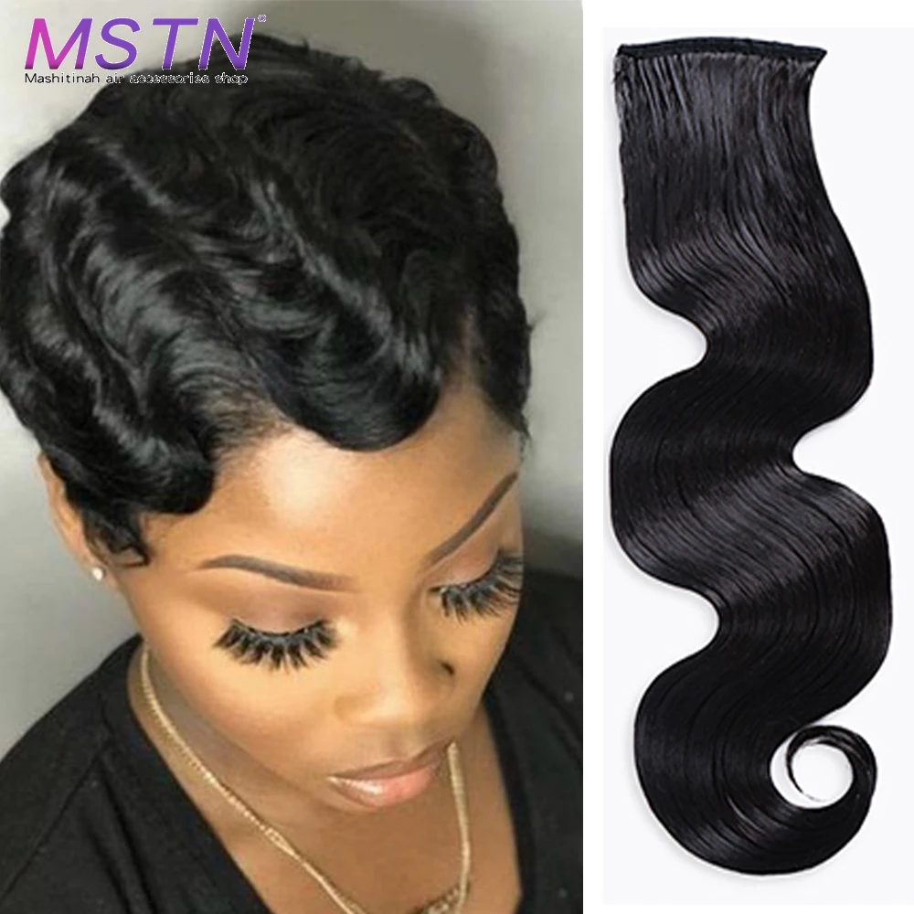 MSTN Synthetic Ladies Short Bangs Hand-Pushed Bangs Wavy Bangs In The Hair Black Wig Accessories Party Daily Cosplay
MSTN Synthetic Ladies Short Bangs Hand-Pushed Bangs Wavy Bangs In The Hair Black Wig Accessories Party Daily Cosplay