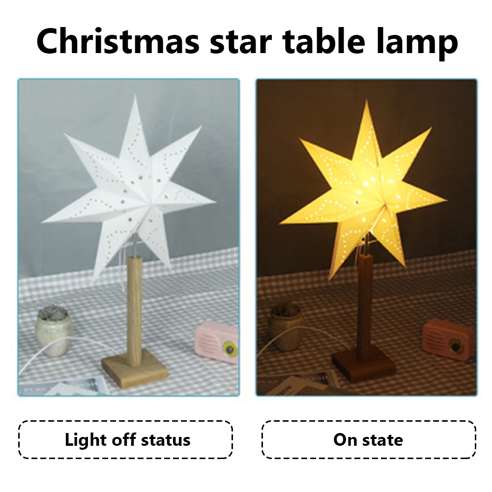 

LED Night Light Illuminated Star Standing Bedside Table Lamp for Living Room Bedroom Desk Wedding Decorative Lighting Kids Gift
