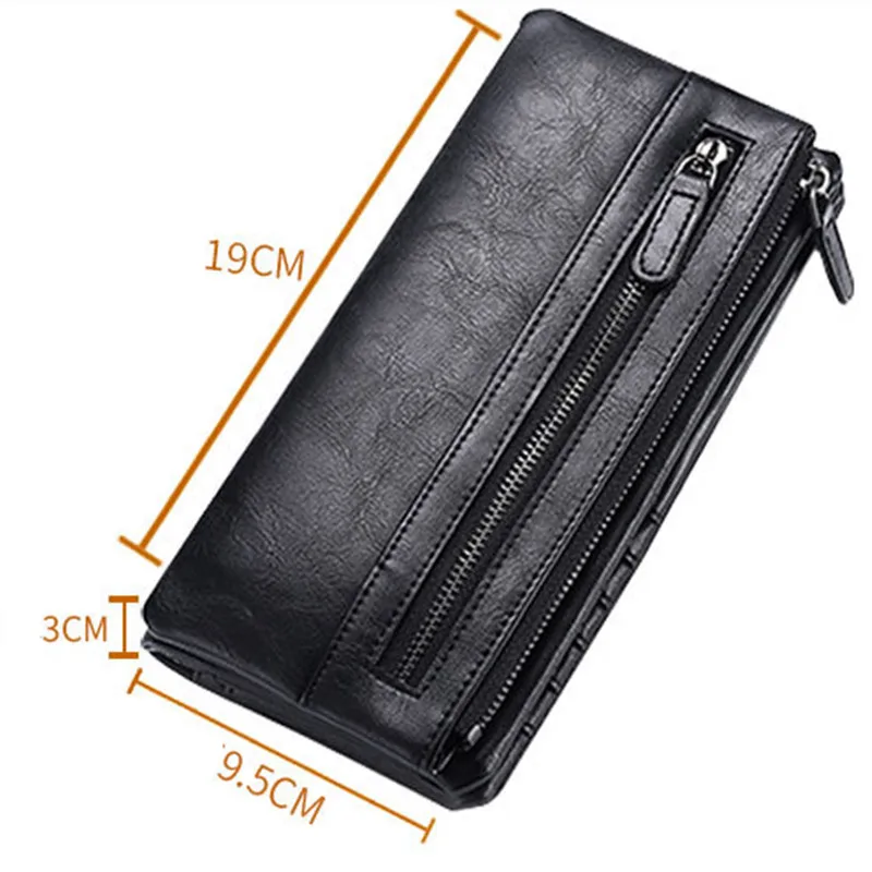 2021 New Wallets Are Exclusively For Long Men's Wallets zipper Soft Wallets Mobile Wallets Multifunctional PU Waterproof wallet
2021 New Wallets Are Exclusively For Long Men's Wallets zipper Soft Wallets Mobile Wallets Multifunctional PU Waterproof wallet