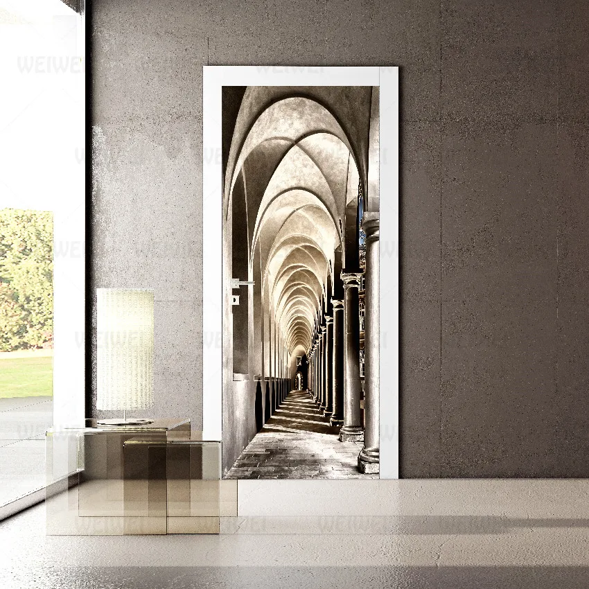 Decal PVC Waterproof Corridor Home Decoration French Art 3D Printing Sticker Self Adhesive Picture Diy Paper Bedroom DoorSticker
Decal PVC Waterproof Corridor Home Decoration French Art 3D Printing Sticker Self Adhesive Picture Diy Paper Bedroom DoorSticker
