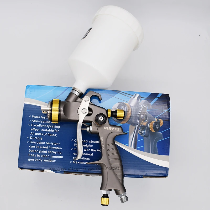 High quality LVMP spray gun 1.3mm gravity feed paint gun 600ml paint sprayers spray painting gun air spray gun free shipping
High quality LVMP spray gun 1.3mm gravity feed paint gun 600ml paint sprayers spray painting gun air spray gun free shipping