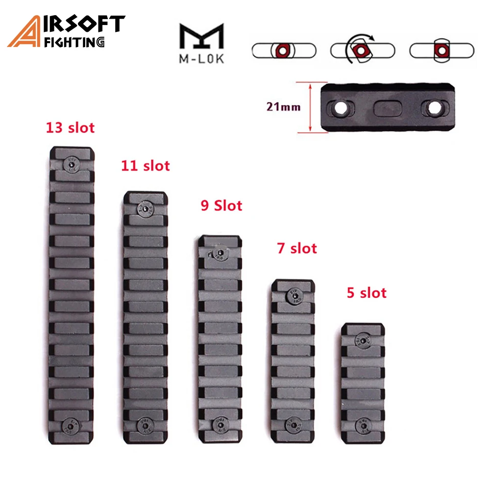 M-LOK Rail Mount Rifle Scope Mount Adapter 5/7/9/11/13 Slots Aluminum Picatinny Rail Sections 21mm MLOK Rail System Accessories
M-LOK Rail Mount Rifle Scope Mount Adapter 5/7/9/11/13 Slots Aluminum Picatinny Rail Sections 21mm MLOK Rail System Accessories