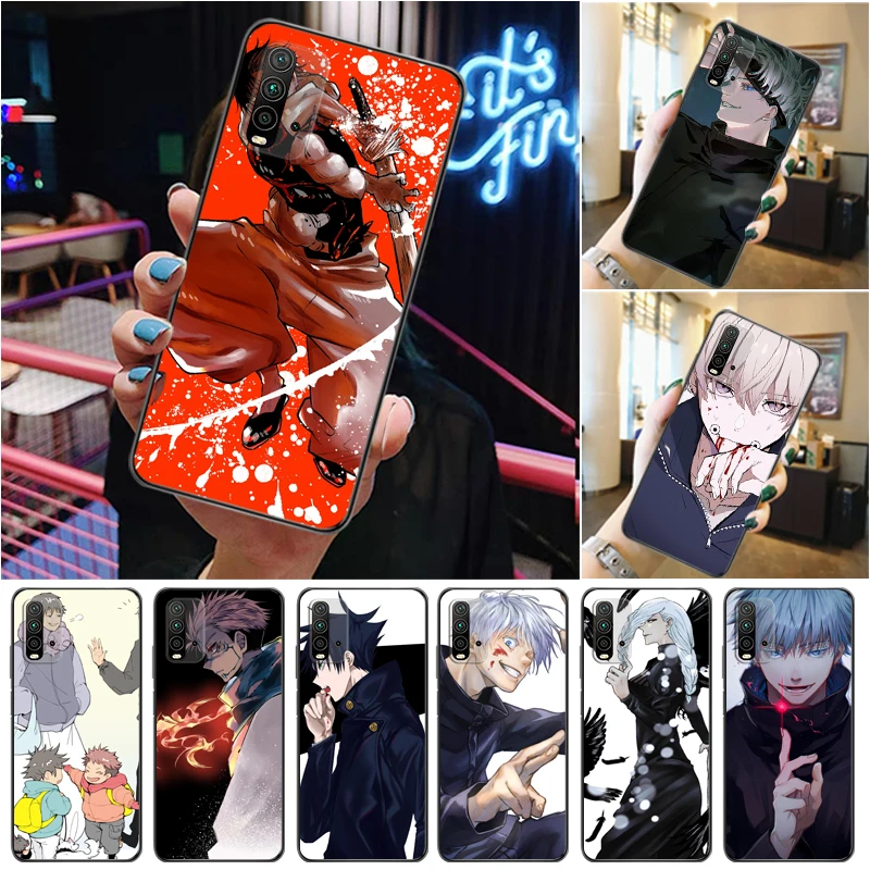 Jujutsu Kaisen Fushiguro Megumi Sukuna Satoru Gojo Yuji Itadori Phone Case For Xiaomi Redmi 9 9T 9A Pro Carcasa Cases
Jujutsu Kaisen Fushiguro Megumi Sukuna Satoru Gojo Yuji Itadori Phone Case For Xiaomi Redmi 9 9T 9A Pro Carcasa Cases