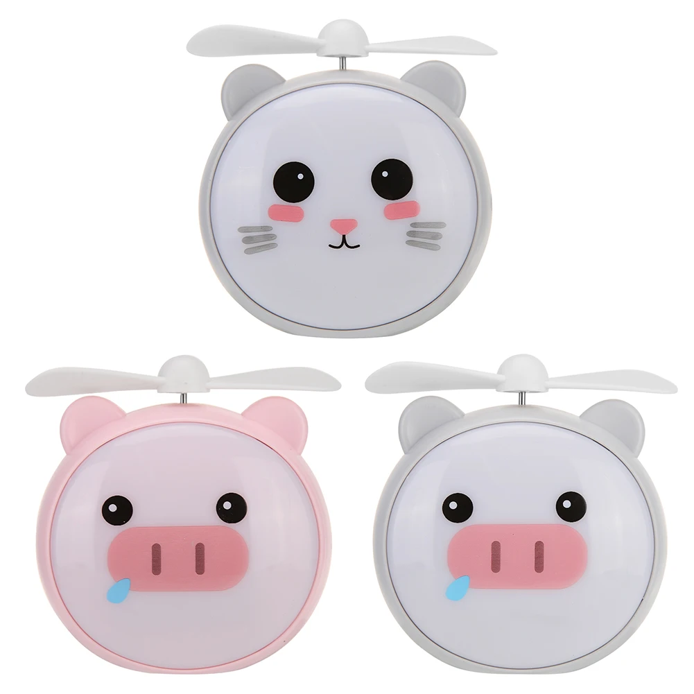 Office Quiet Collapsible Desk Fans 1pc Portable Mini Cartoon Cat Pig Hand-Held Cooling Fan USB Electric LED Light
Office Quiet Collapsible Desk Fans 1pc Portable Mini Cartoon Cat Pig Hand-Held Cooling Fan USB Electric LED Light