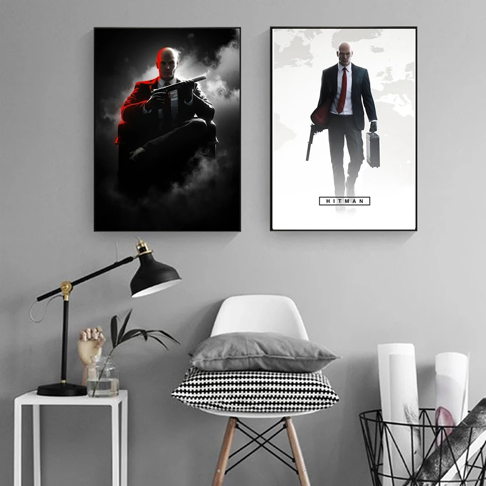 Black White Modern Hot Sale Canvas Hitman Game Posters And Prints Wall Art Paintings Picture For Living Room Home Decor No Frame
Black White Modern Hot Sale Canvas Hitman Game Posters And Prints Wall Art Paintings Picture For Living Room Home Decor No Frame