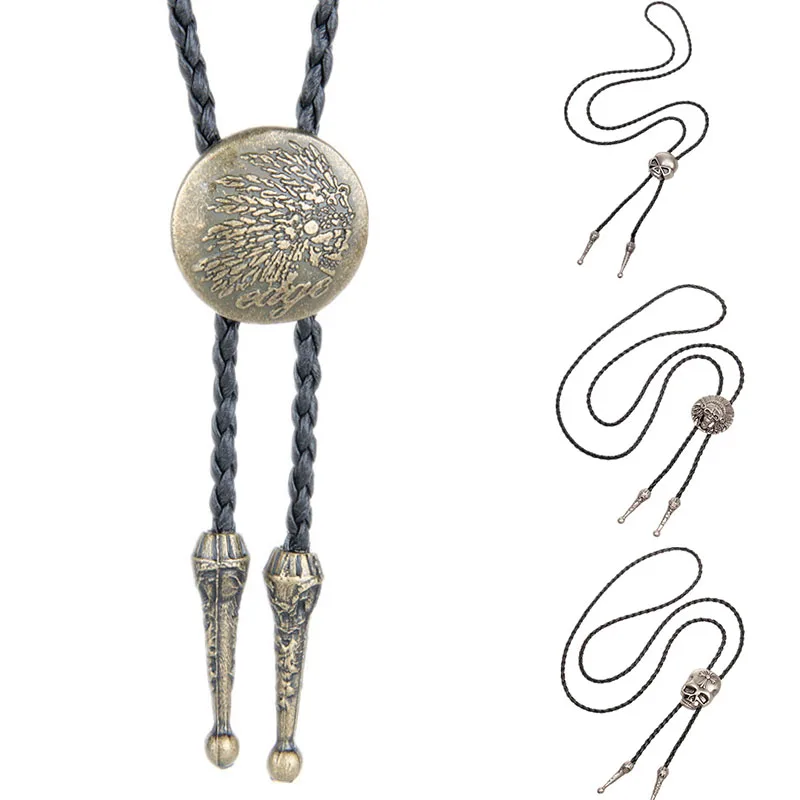 Bolo Новый Ретро рубашка цепь овечья голова ошейник кожаное ожерелье Длинный Галстук подвеска индийская голова Пуаро свинцовая веревка оптовая продажа
Bolo Новый Ретро рубашка цепь овечья голова ошейник кожаное ожерелье Длинный Галстук подвеска индийская голова Пуаро свинцовая веревка оптовая продажа