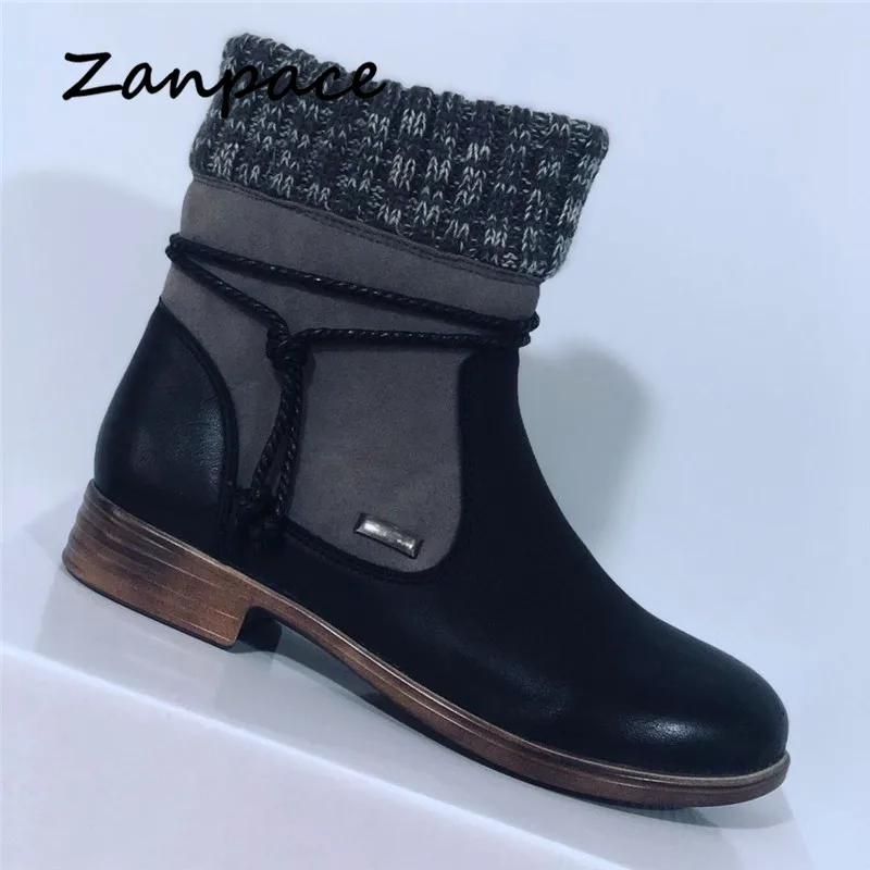 ZANPACE New Round Toe Retro Women Boots Large Size 43 Fashion High Heeled Women Ankles Boots Zipper Buckle Woolen Womem Shoes
ZANPACE New Round Toe Retro Women Boots Large Size 43 Fashion High Heeled Women Ankles Boots Zipper Buckle Woolen Womem Shoes