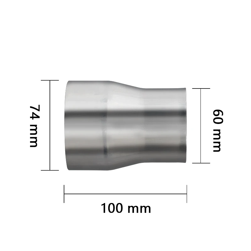 Universal 63mm-76mm auto Motorcycle Modified exhaust Muffler pipe Adapter Reducer Connector Pipe Tube
Universal 63mm-76mm auto Motorcycle Modified exhaust Muffler pipe Adapter Reducer Connector Pipe Tube