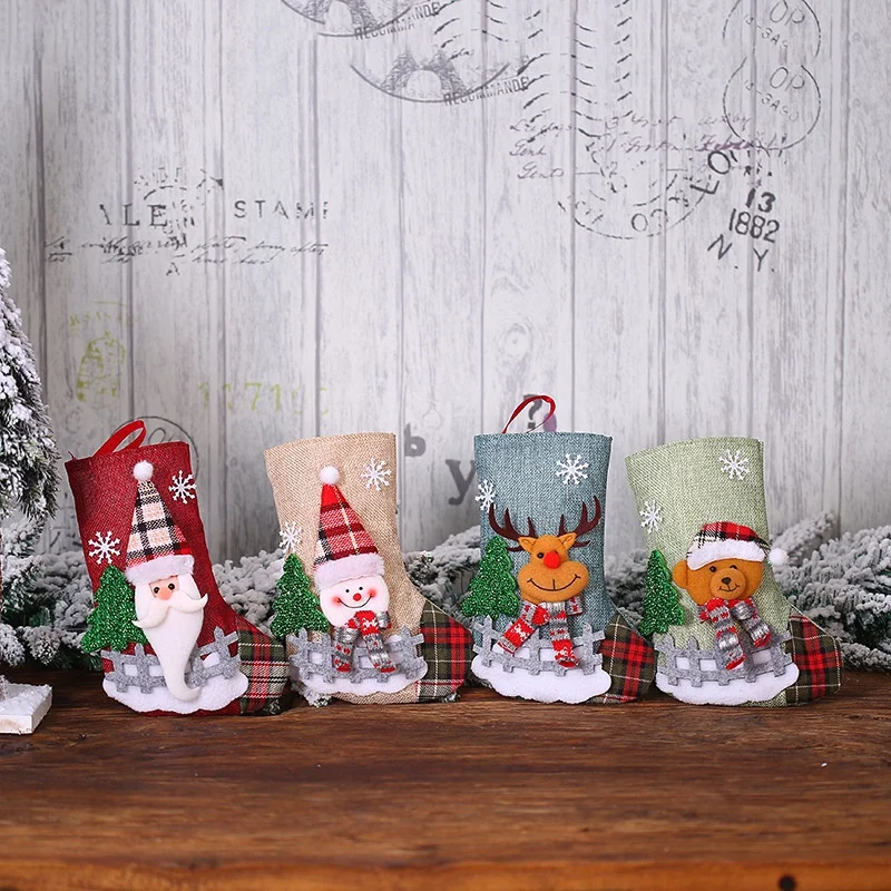 Christmas Socks Set Santa Claus Elk Candy Gift Bag Christmas Tree Hanging Decoration Pendant Jewelry
Christmas Socks Set Santa Claus Elk Candy Gift Bag Christmas Tree Hanging Decoration Pendant Jewelry