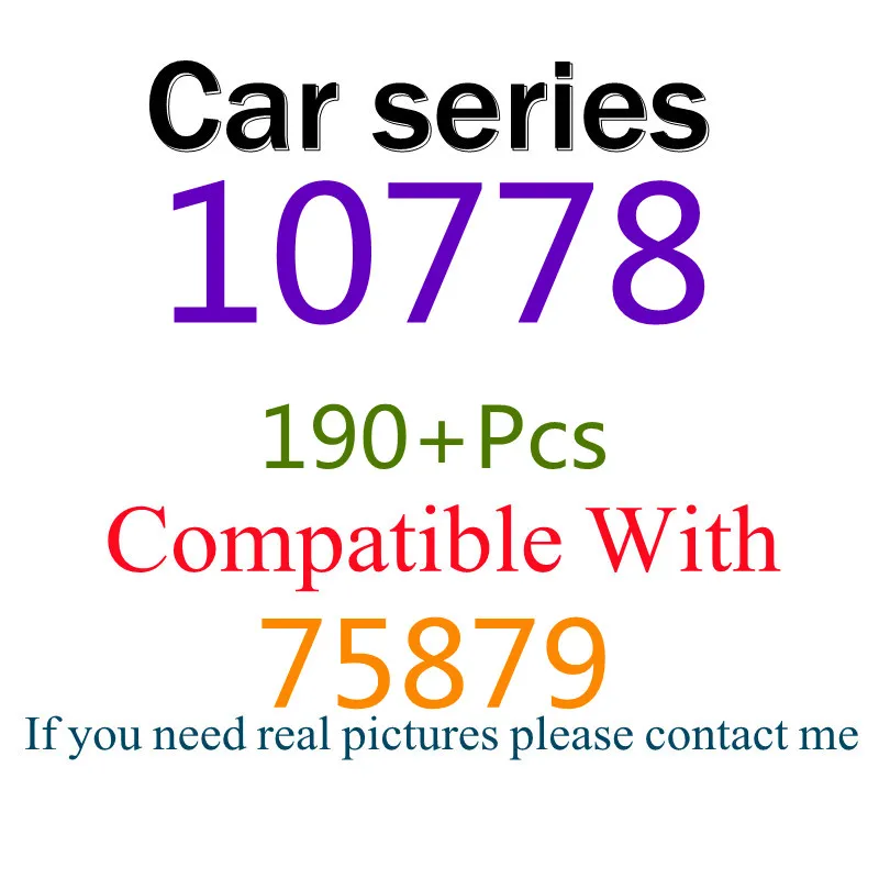 190Pcs 10778 Building Block Toy Car Series 75879 Assembled Building Block Children's Toy Holiday Gifts
190Pcs 10778 Building Block Toy Car Series 75879 Assembled Building Block Children's Toy Holiday Gifts