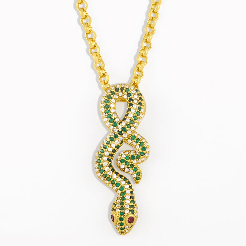 Crystal Green Snake Necklace For Women Animal Clavicle Chain Pendant Necklace CZ Cubic Zirconia Luxury Jewelry Gifts nker85
Crystal Green Snake Necklace For Women Animal Clavicle Chain Pendant Necklace CZ Cubic Zirconia Luxury Jewelry Gifts nker85