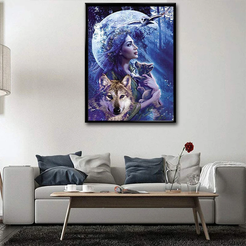 Hot New Style Diamond Painting Handmade Full of Diamonds Beauty and Dog 5D Diamond Painting Custom Decorative Painting
Hot New Style Diamond Painting Handmade Full of Diamonds Beauty and Dog 5D Diamond Painting Custom Decorative Painting