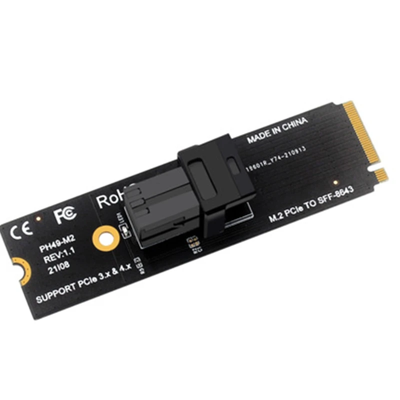 Мощный компьютер для настольного компьютера E5BF M.2PCIE 4,0 в SFF8643-U.2, конвертер расширенной карты
Мощный компьютер для настольного компьютера E5BF M.2PCIE 4,0 в SFF8643-U.2, конвертер расширенной карты