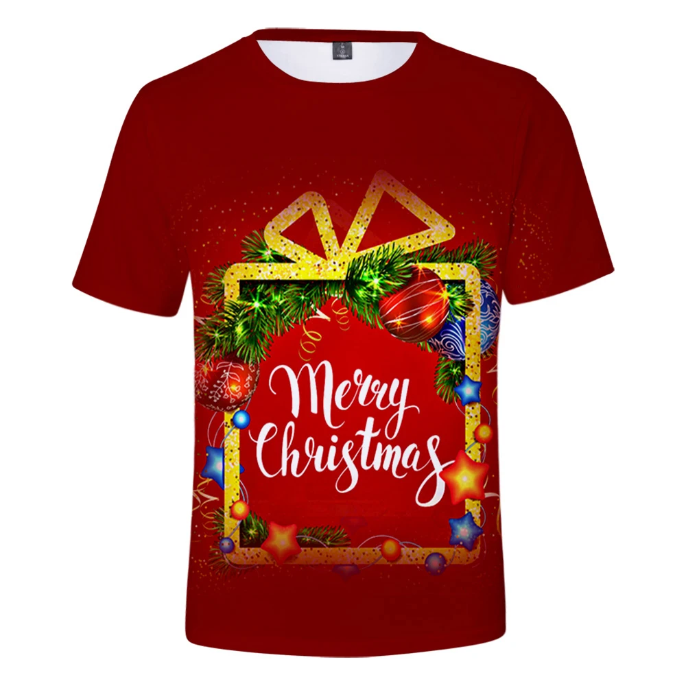 Christmas 3D Printed T-shirts Women/Men Fashion Summer Short Sleeve Tshirts Hot Sale Casual Streetwear Clothes
Christmas 3D Printed T-shirts Women/Men Fashion Summer Short Sleeve Tshirts Hot Sale Casual Streetwear Clothes