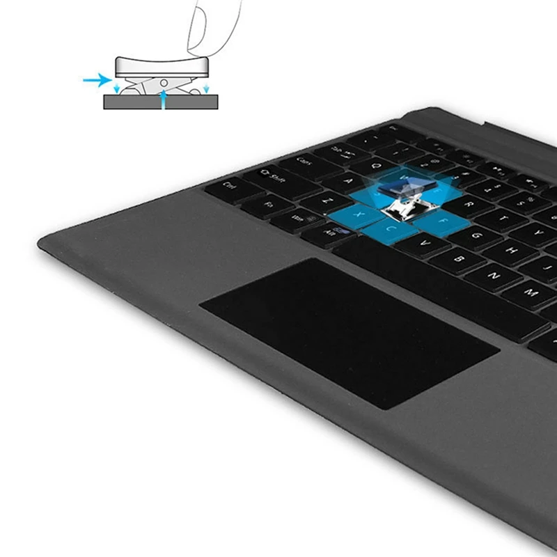 Wireless Keyboard with Touchpad for Microsoft/Surface Pro 3, Ultra-Slim 7 Color Backlight Bluetooth Wireless Keyboard
Wireless Keyboard with Touchpad for Microsoft/Surface Pro 3, Ultra-Slim 7 Color Backlight Bluetooth Wireless Keyboard