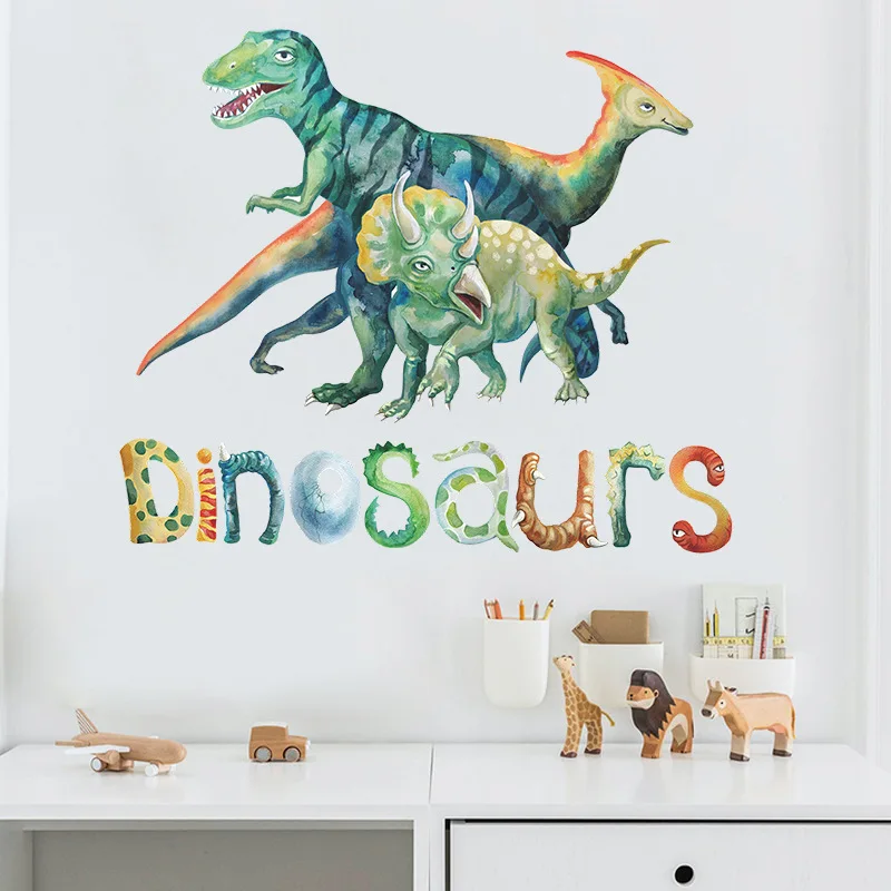 Cartoon painted dinosaur world kid bedroom nursery naklejki PVC home wall background decorative wall stickers for kids rooms
Cartoon painted dinosaur world kid bedroom nursery naklejki PVC home wall background decorative wall stickers for kids rooms