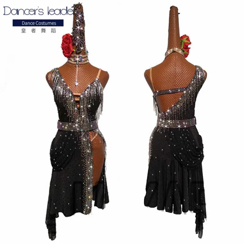 High-end Custom Latin Dance Competition Dress Bead Tube Chacha Adult Performance Dress Halter Dynamic Dance Skirt
High-end Custom Latin Dance Competition Dress Bead Tube Chacha Adult Performance Dress Halter Dynamic Dance Skirt