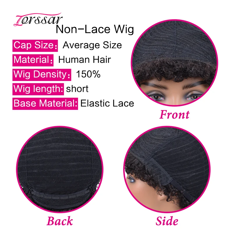 Short Human Hair Wig for women Remy Human Hair Wigs 150% Density Curly Human Hair Wigs For Full Machine Made Wigs Natural Color
Short Human Hair Wig for women Remy Human Hair Wigs 150% Density Curly Human Hair Wigs For Full Machine Made Wigs Natural Color