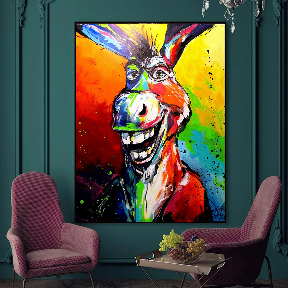 Bedroom Wall Art lovely Donkey Canvas Art Picture Graffiti Modern Abstract Oil Painting On Canvas Wall Art No Framed Home Decor
Bedroom Wall Art lovely Donkey Canvas Art Picture Graffiti Modern Abstract Oil Painting On Canvas Wall Art No Framed Home Decor
