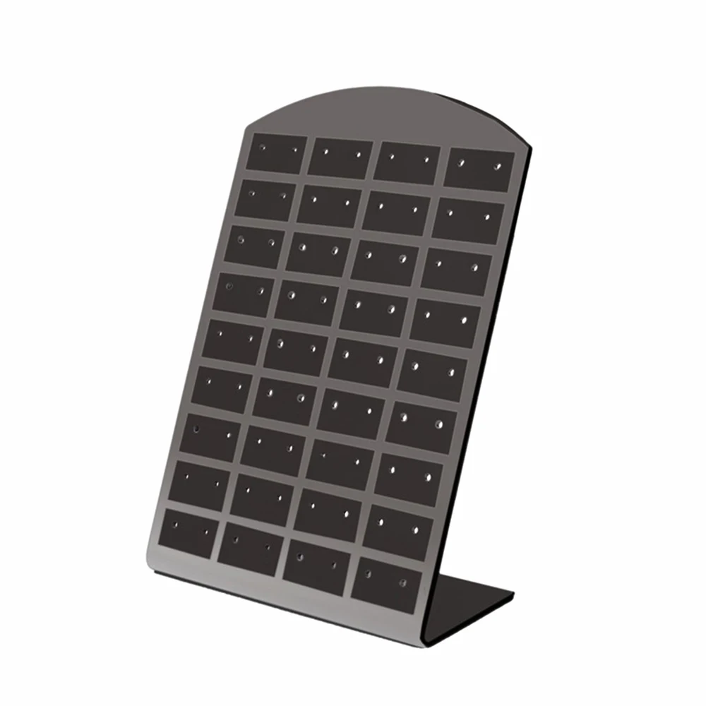 36 pair 72 Holes/set Black Plastic Jewelry Holder Organizer Ear Studs Display Stand Showcase Jewelry Display Rack
36 pair 72 Holes/set Black Plastic Jewelry Holder Organizer Ear Studs Display Stand Showcase Jewelry Display Rack
