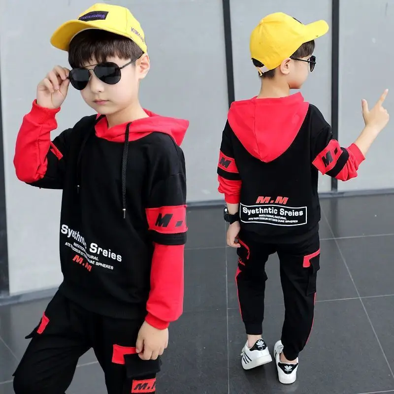 Boy Suit Kids Spring Long-sleeve Set Autumn Hoodie Clothing Two-piece Children Clothing
Boy Suit Kids Spring Long-sleeve Set Autumn Hoodie Clothing Two-piece Children Clothing
