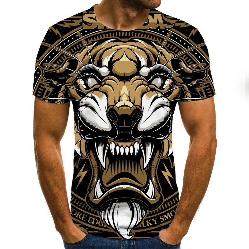 New animal abstract 3D printed T-shirts Men's round neck sports casual 3D tops Oversized men's tshirt clothing Streetwear round
New animal abstract 3D printed T-shirts Men's round neck sports casual 3D tops Oversized men's tshirt clothing Streetwear round