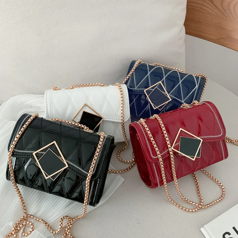 Luxury Brand Handbag 2021 New Fashion Simple Square Bag Quality PU Leather Women's Designer Handbag Lock Shoulder Messenger Bags
Luxury Brand Handbag 2021 New Fashion Simple Square Bag Quality PU Leather Women's Designer Handbag Lock Shoulder Messenger Bags