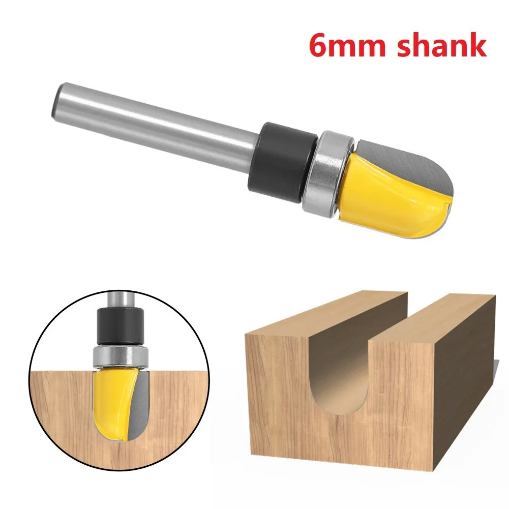 6mm 12.7mm/1/2" Shank Router Bit Bowl & Tray Template Router Bits Milling Cutter Woodworking Tool
6mm 12.7mm/1/2" Shank Router Bit Bowl & Tray Template Router Bits Milling Cutter Woodworking Tool