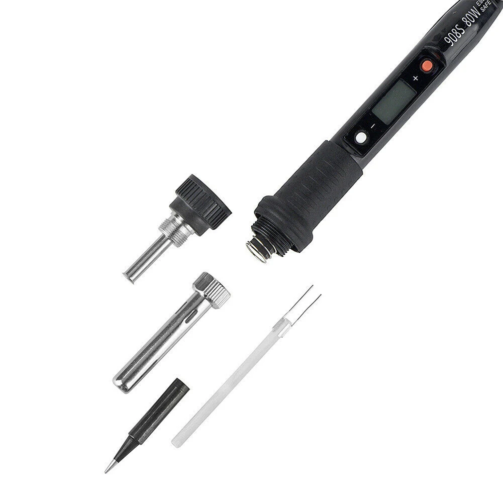 Electric soldering iron 80W LCD Digital Display Adjustable temperature soldering iron tips 110V/220V Welding solder tools
Electric soldering iron 80W LCD Digital Display Adjustable temperature soldering iron tips 110V/220V Welding solder tools